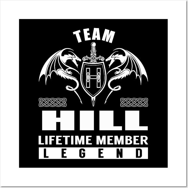 Team HILL Lifetime Member Legend Wall Art by Lizeth